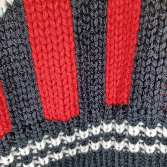 Vintage International Stefano sportswear hand knit car sweater - Picture 5 of 15